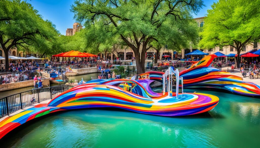 San Antonio River Walk art San Antonio River Walk art