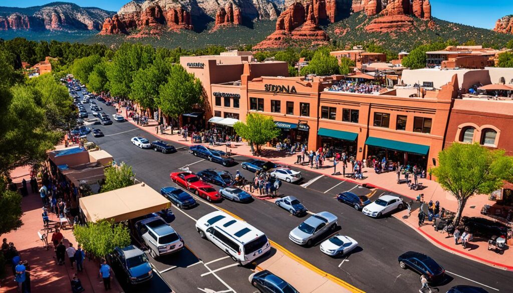 Sedona crowded Sedona crowded