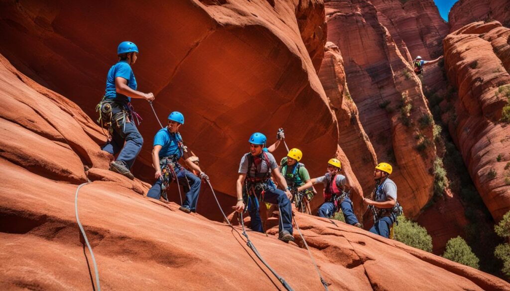 Sedona guided rock climbing Sedona guided rock climbing