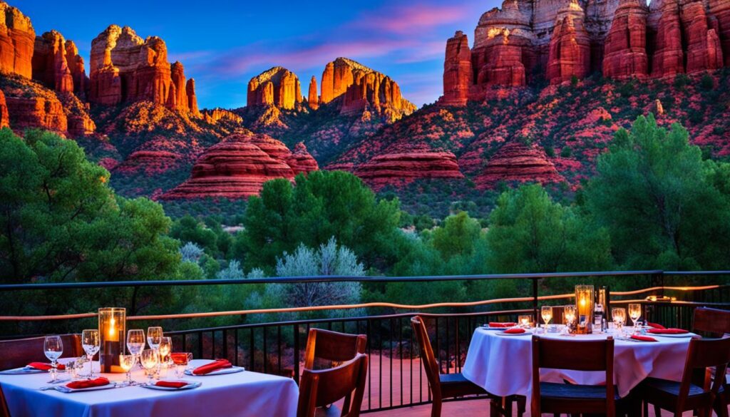 Sedona outdoor dining Sedona outdoor dining