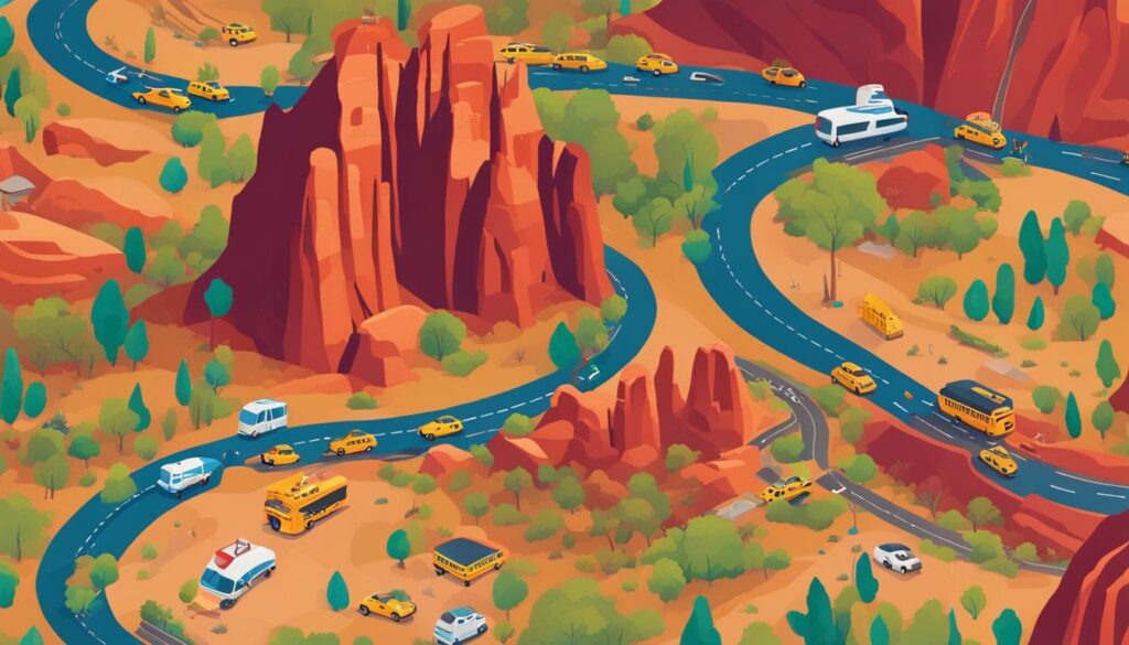 Sedona transportation options Sedona transportation options