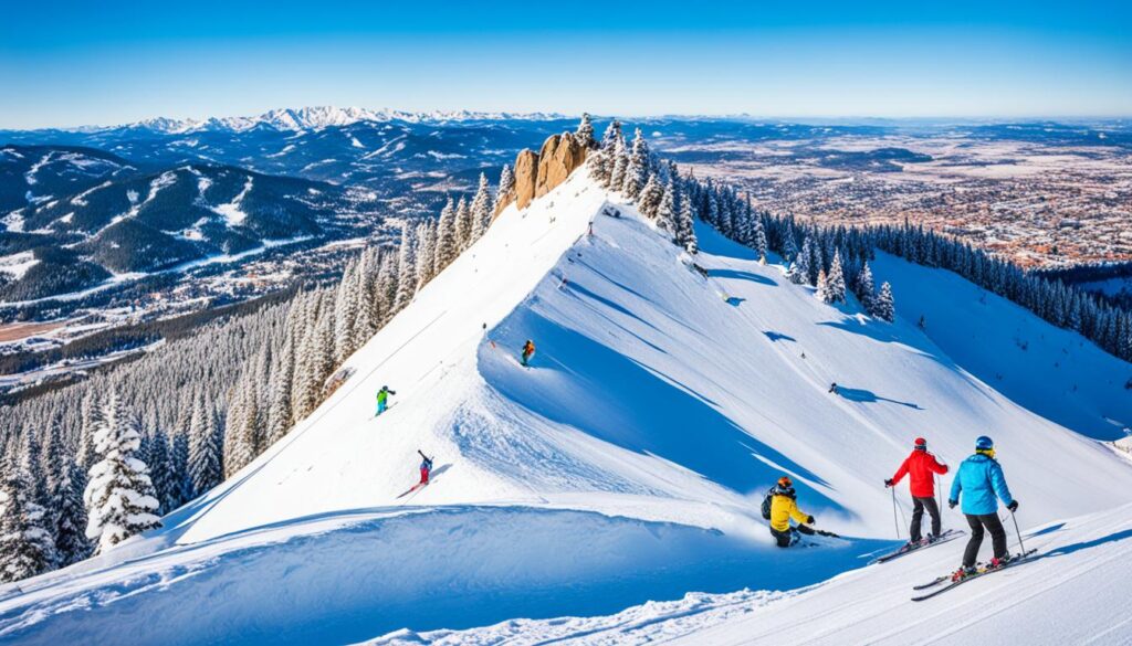 Skiing near Boulder Skiing near Boulder