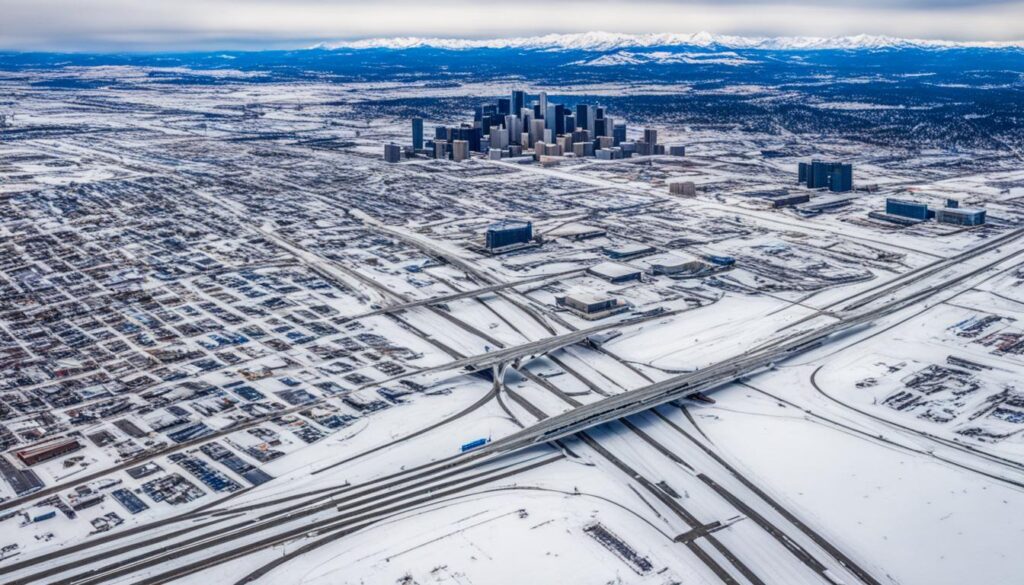 Snowfall impact on Denver travel Snowfall impact on Denver travel