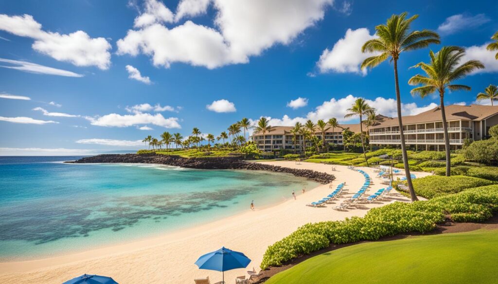 Upscale Beach Resort in Hawaii Island Upscale Beach Resort in Hawaii Island