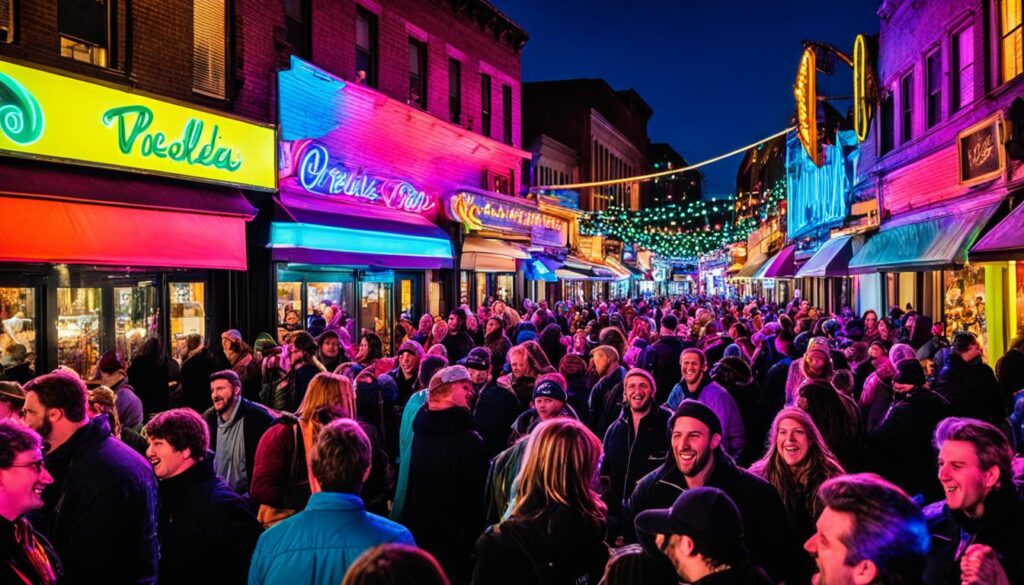 Vibrant Nightlife in Rainey Street Vibrant Nightlife in Rainey Street