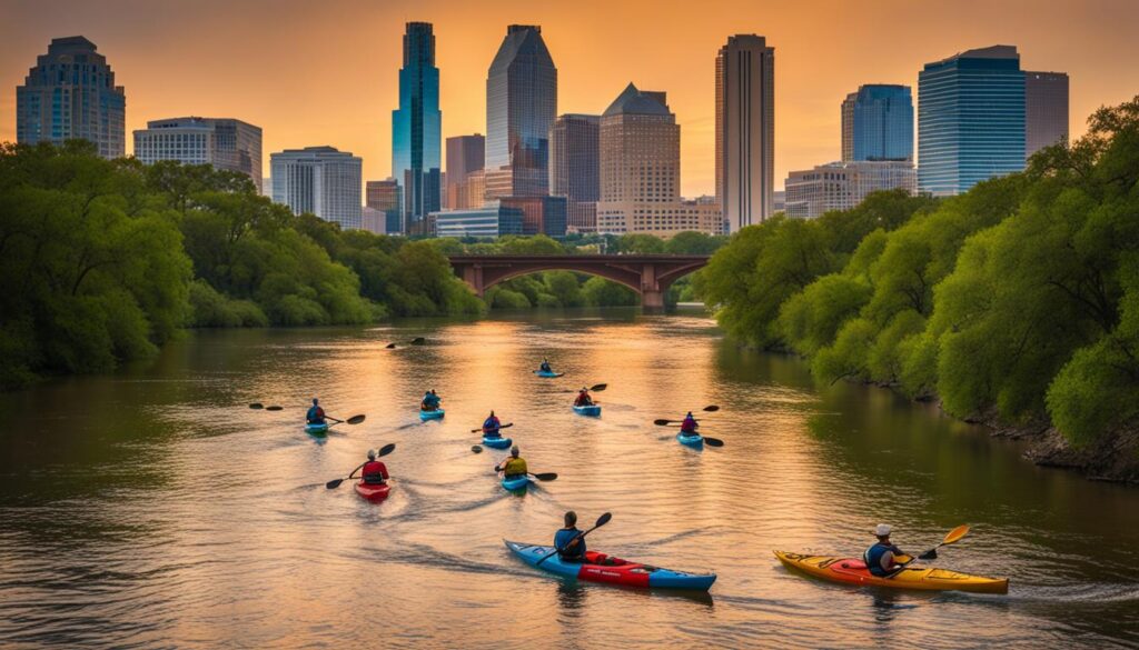 Water activities in Austin Water activities in Austin