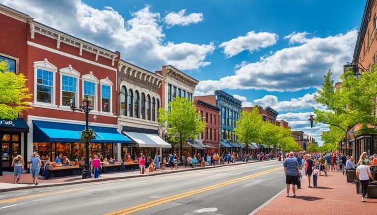 What shopping options are available in Albany?