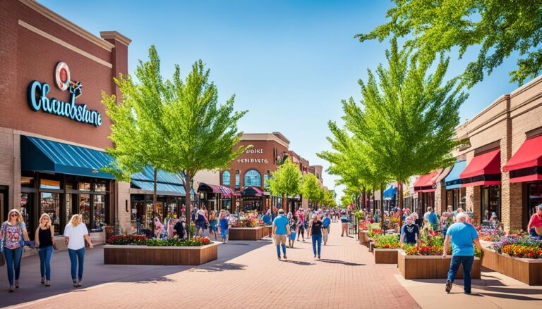 What shopping options are available in Peoria?