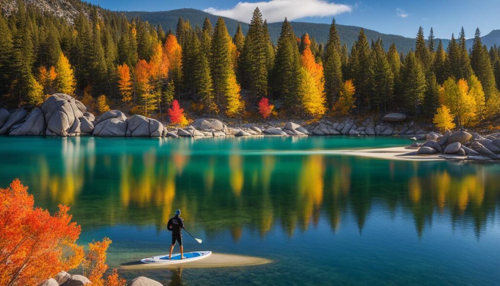 best Lake Tahoe paddleboard spots in autumn best Lake Tahoe paddleboard spots in autumn