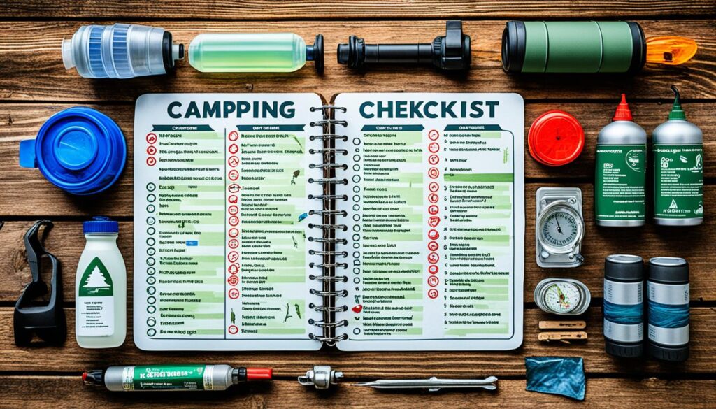 camping trip checklist camping trip checklist