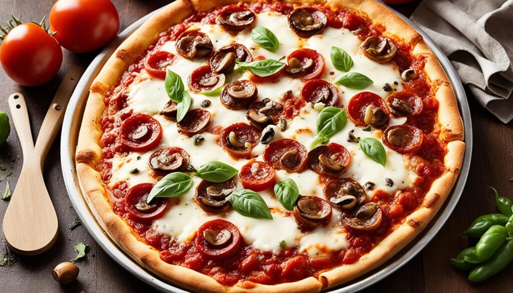 deep-dish pizza deep-dish pizza