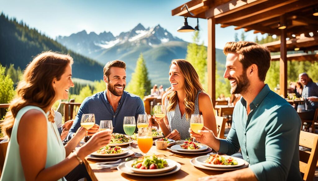 dining options with mountain views in Boulder dining options with mountain views in Boulder