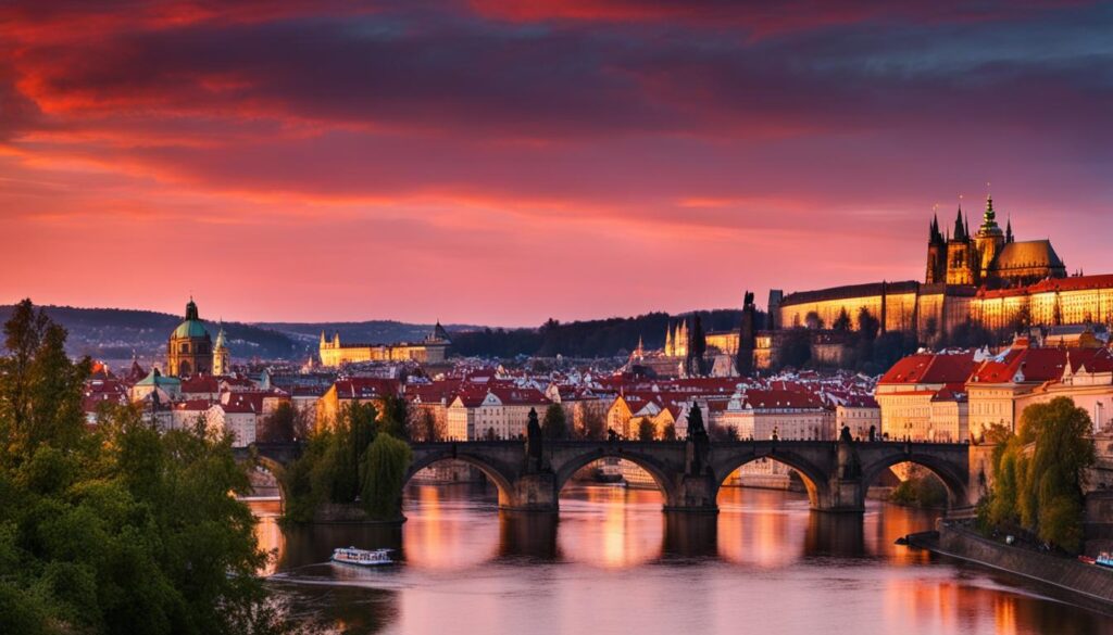 enchanting view of Prague enchanting view of Prague