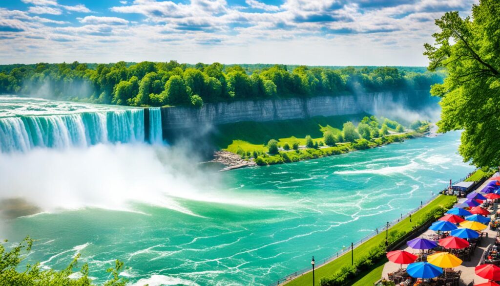 experiencing Niagara Falls in Canada experiencing Niagara Falls in Canada