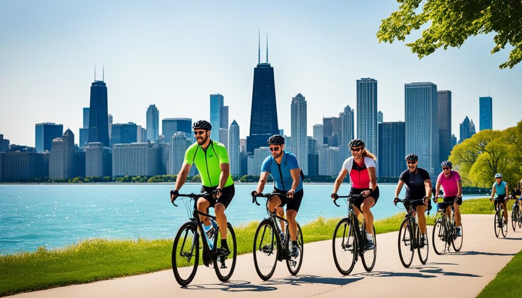 explore chicago lakefront by bike explore chicago lakefront by bike