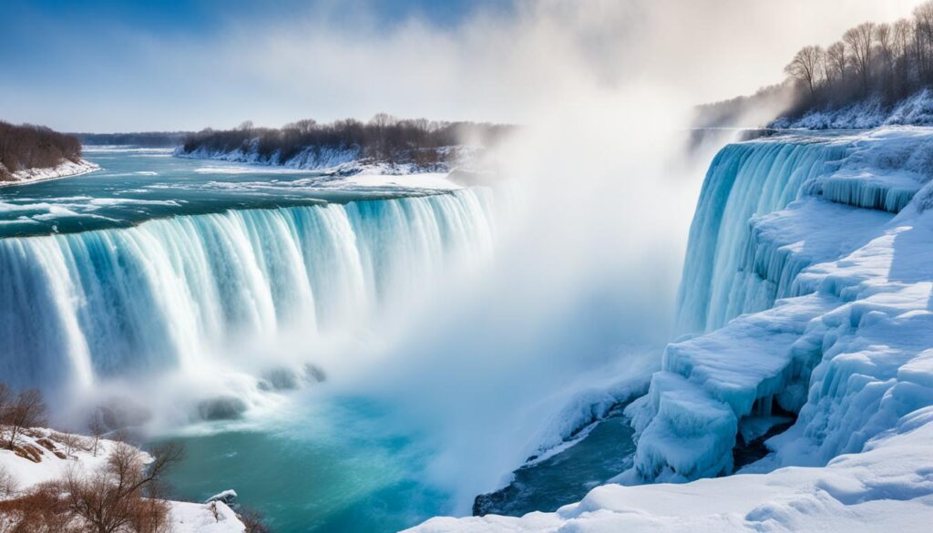 freezing of Niagara Falls freezing of Niagara Falls