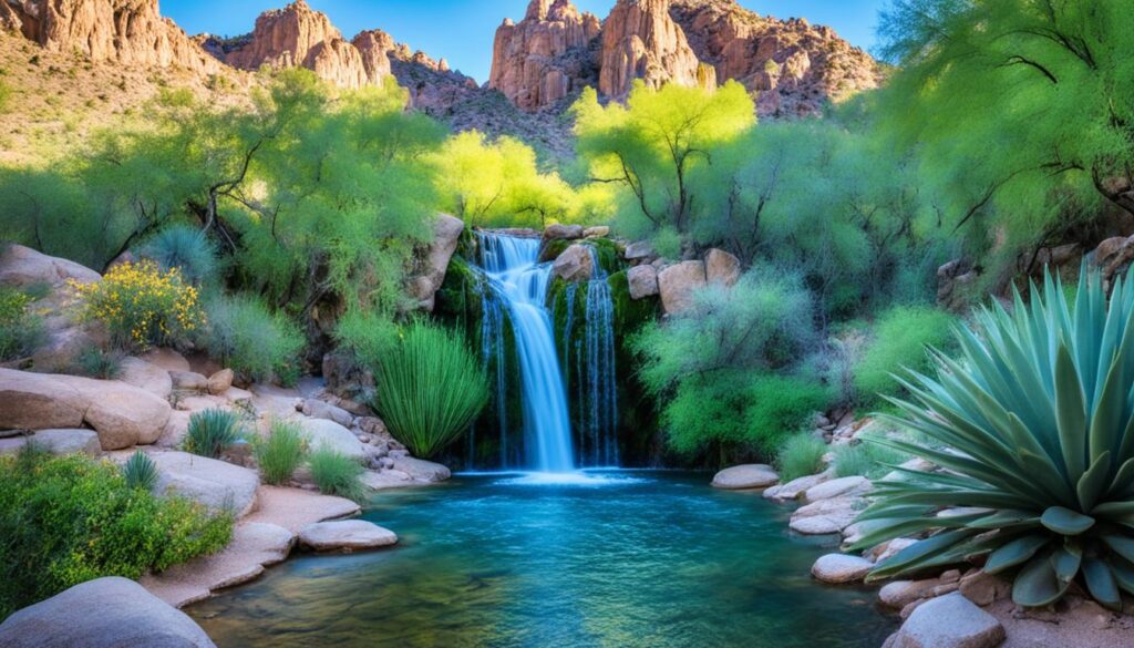 hidden waterfalls near Tucson hidden waterfalls near Tucson