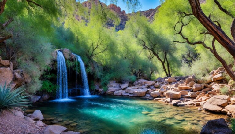 hidden waterfalls near Tucson
