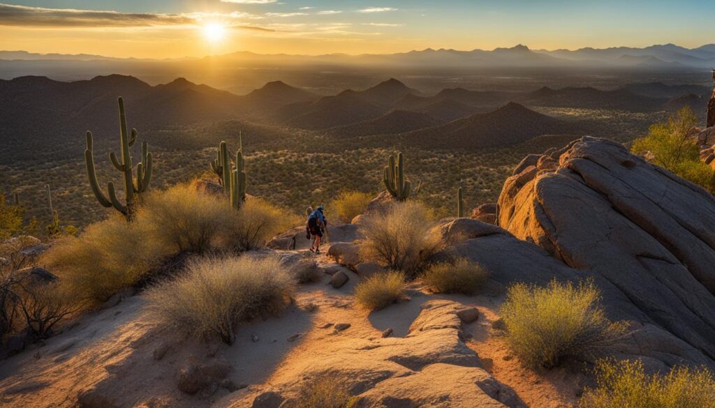 hiking in the Sonoran Desert hiking in the Sonoran Desert