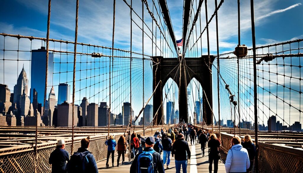 historical walking tour of Brooklyn Bridge historical walking tour of Brooklyn Bridge