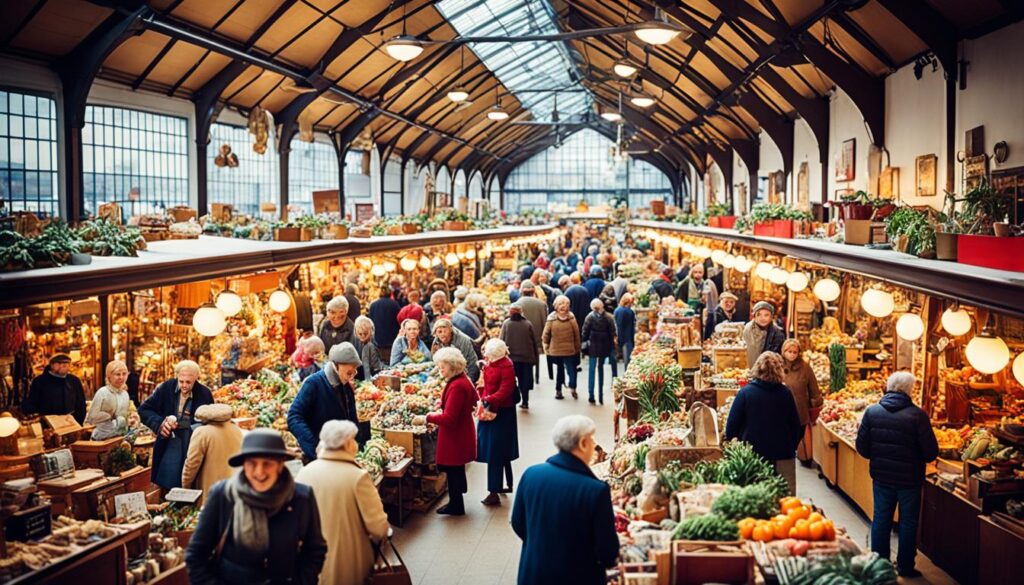 indoor market shopping indoor market shopping