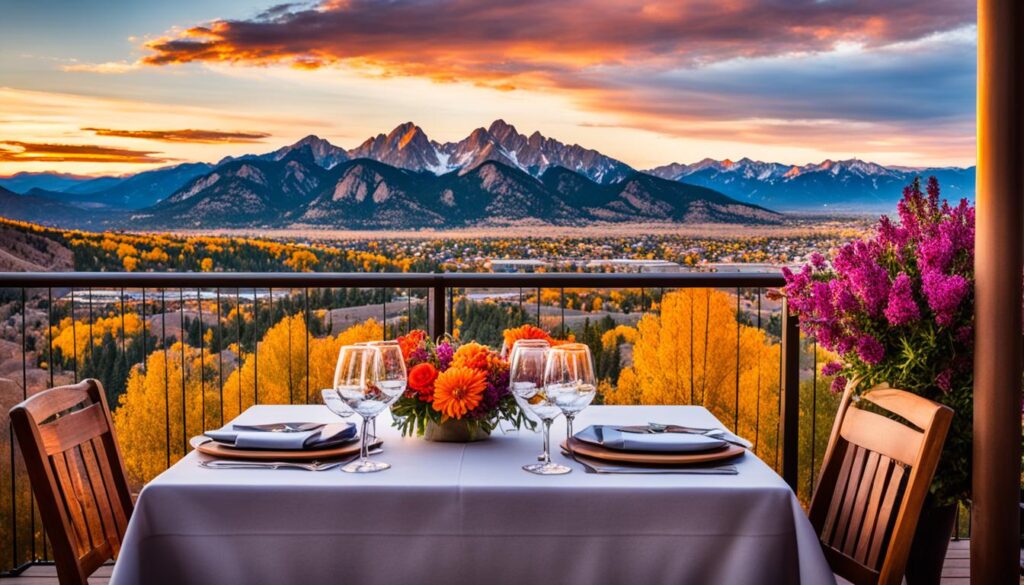 outdoor dining in Boulder outdoor dining in Boulder