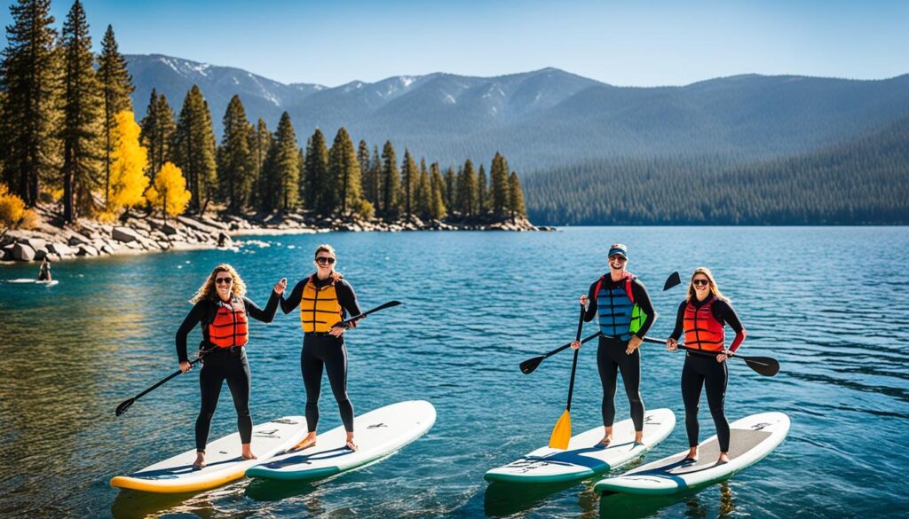 paddleboard rentals at Lake Tahoe paddleboard rentals at Lake Tahoe