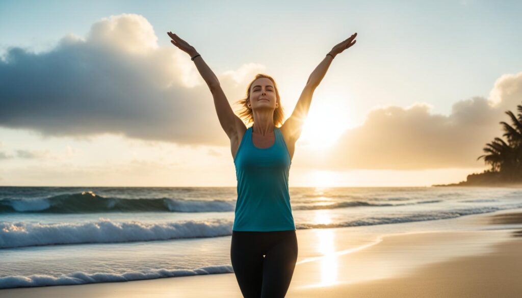 rejuvenating sunrise yoga on Maui beaches rejuvenating sunrise yoga on Maui beaches