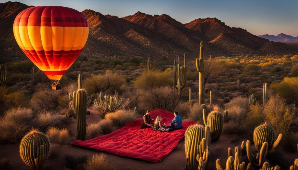 romantic hot air balloon ride in Scottsdale romantic hot air balloon ride in Scottsdale