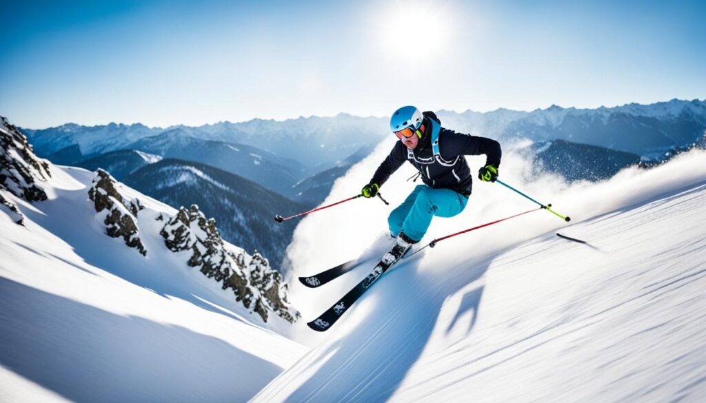skiing in Olympic Valley skiing in Olympic Valley
