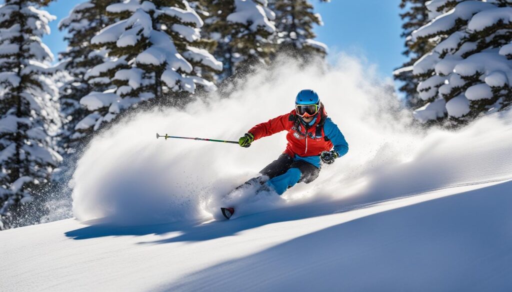 spring skiing in Lake Tahoe spring skiing in Lake Tahoe