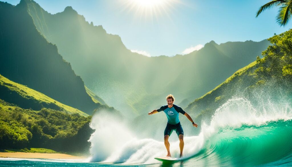 surfing in Kauai surfing in Kauai