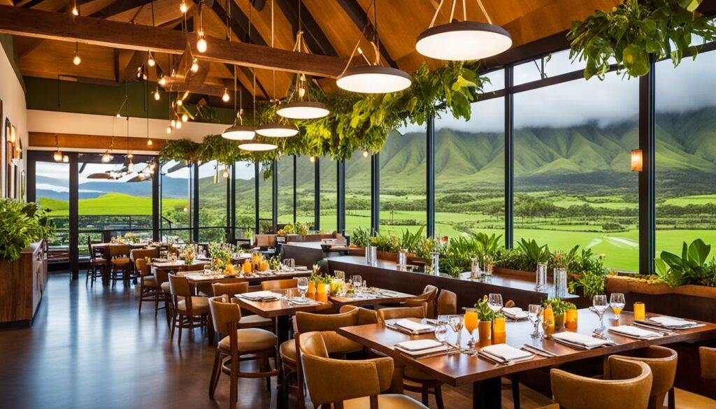 sustainable dining Maui sustainable dining Maui