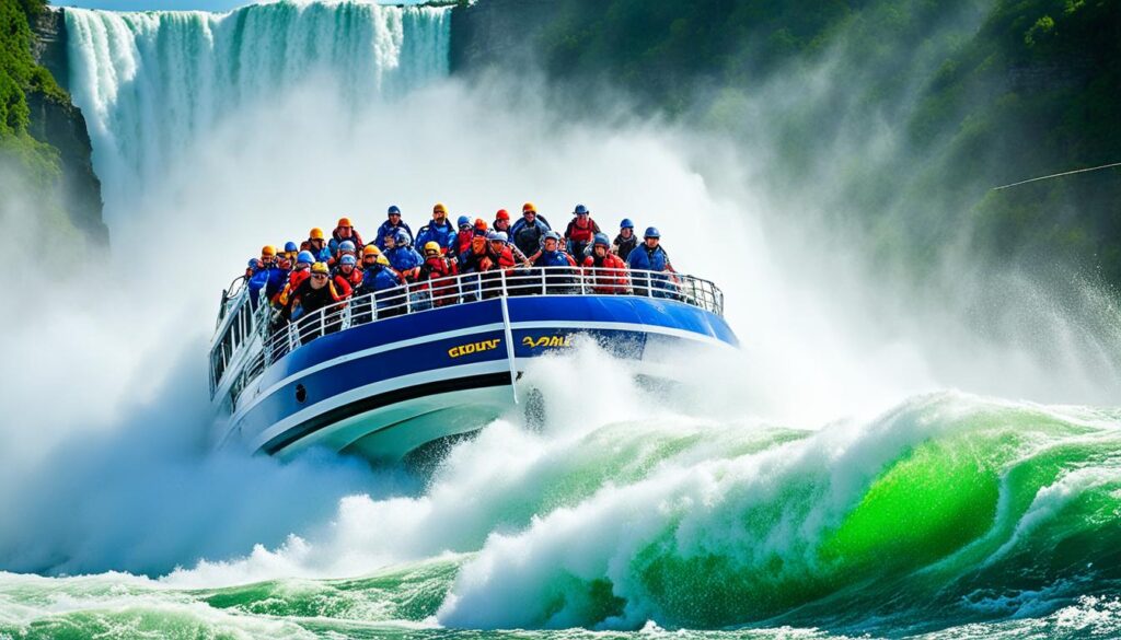 thrilling boat ride Niagara Falls thrilling boat ride Niagara Falls