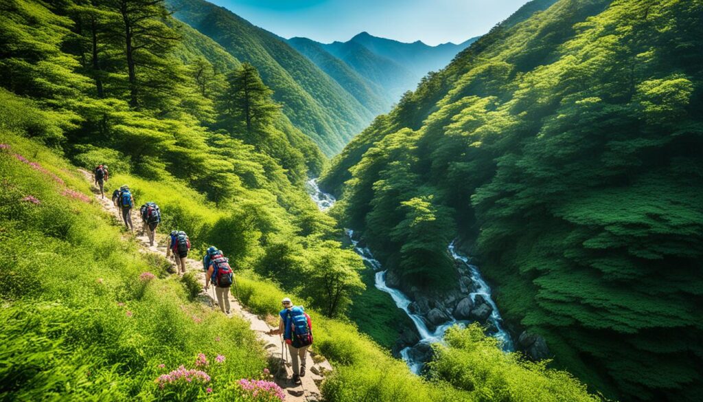 trekking in South Korea's national parks trekking in South Korea's national parks