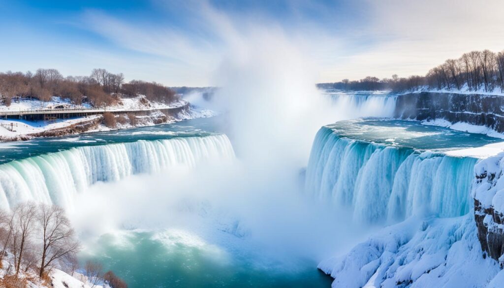 winter at Niagara Falls winter at Niagara Falls