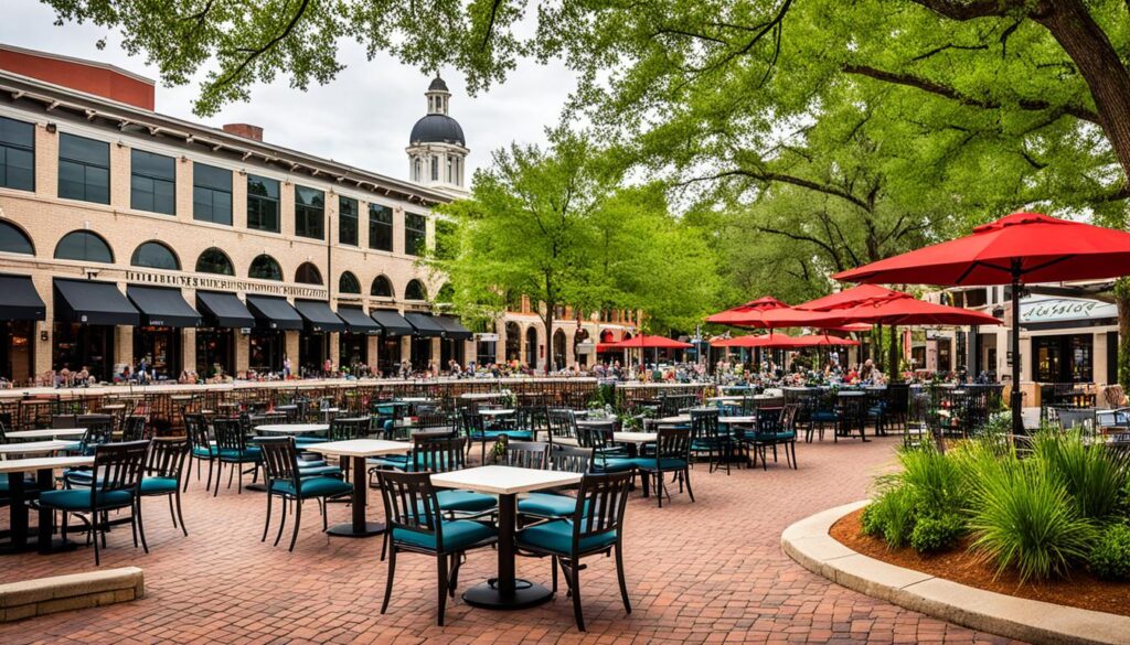 Augusta Riverwalk outdoor restaurant choices Augusta Riverwalk outdoor restaurant choices