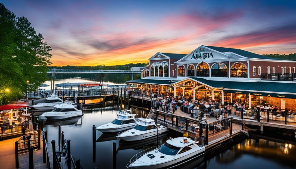 Augusta riverfront dining Augusta riverfront dining