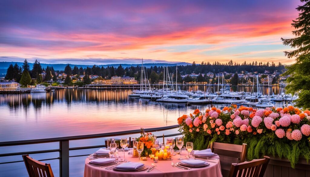 Bellevue waterfront dining experience Bellevue waterfront dining experience