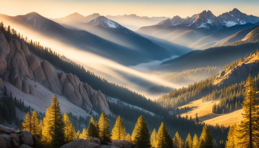 Boulder mountains Boulder mountains