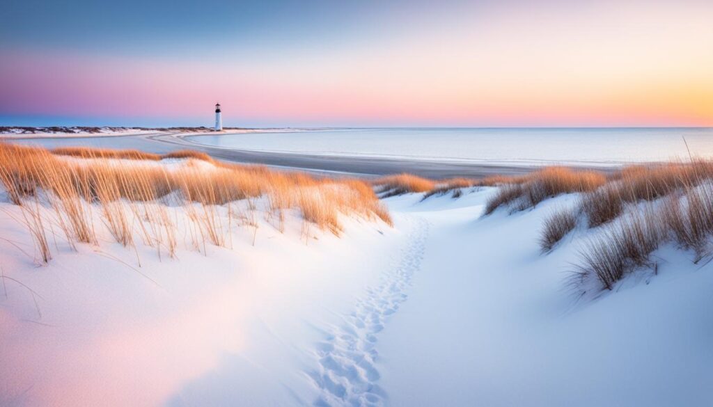 Cape Cod Winter Landscape