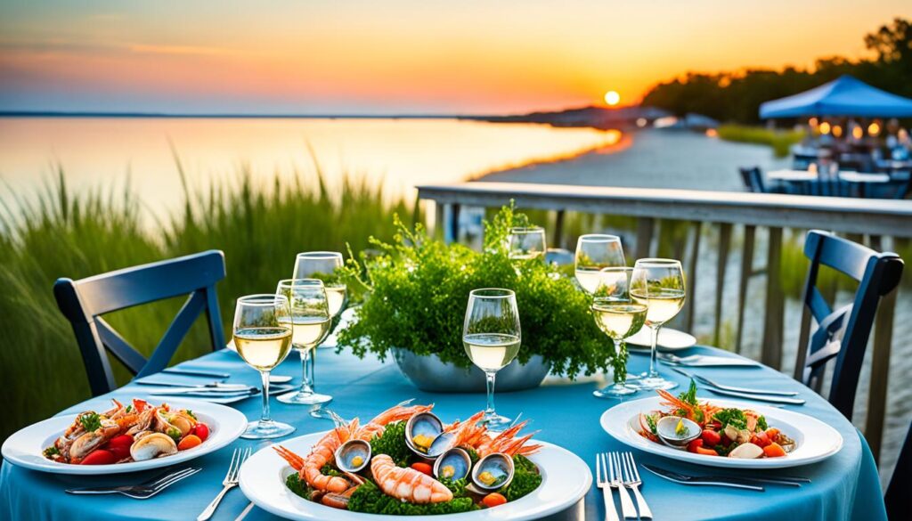 Chesapeake Bay Beach dining Chesapeake Bay Beach dining