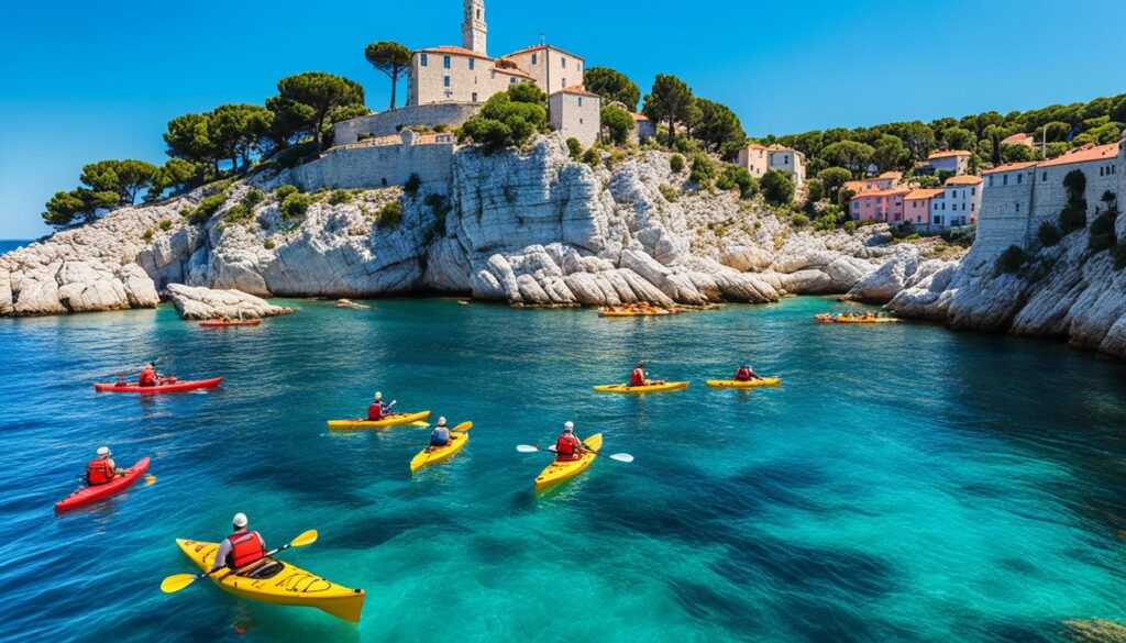 Coastal kayaking experiences Rovinj Coastal kayaking experiences Rovinj
