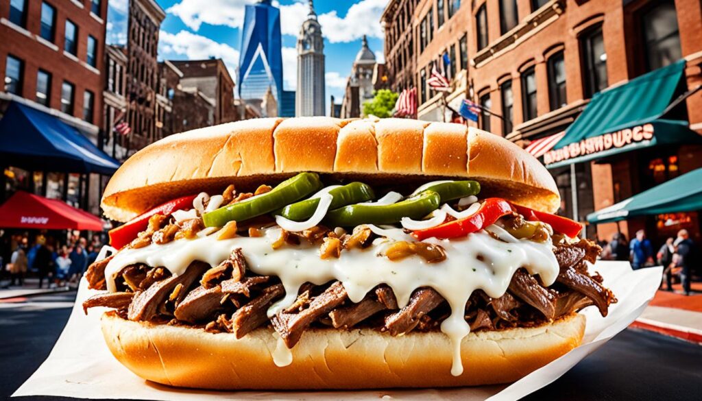 Delicious cheesesteak in Philadelphia Delicious cheesesteak in Philadelphia