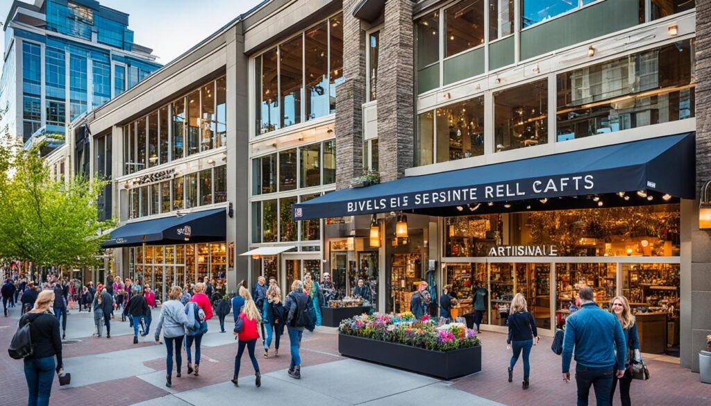 Downtown Bellevue shops Downtown Bellevue shops
