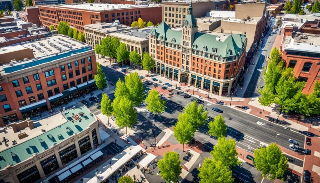 Downtown Spokane shopping centers Downtown Spokane shopping centers
