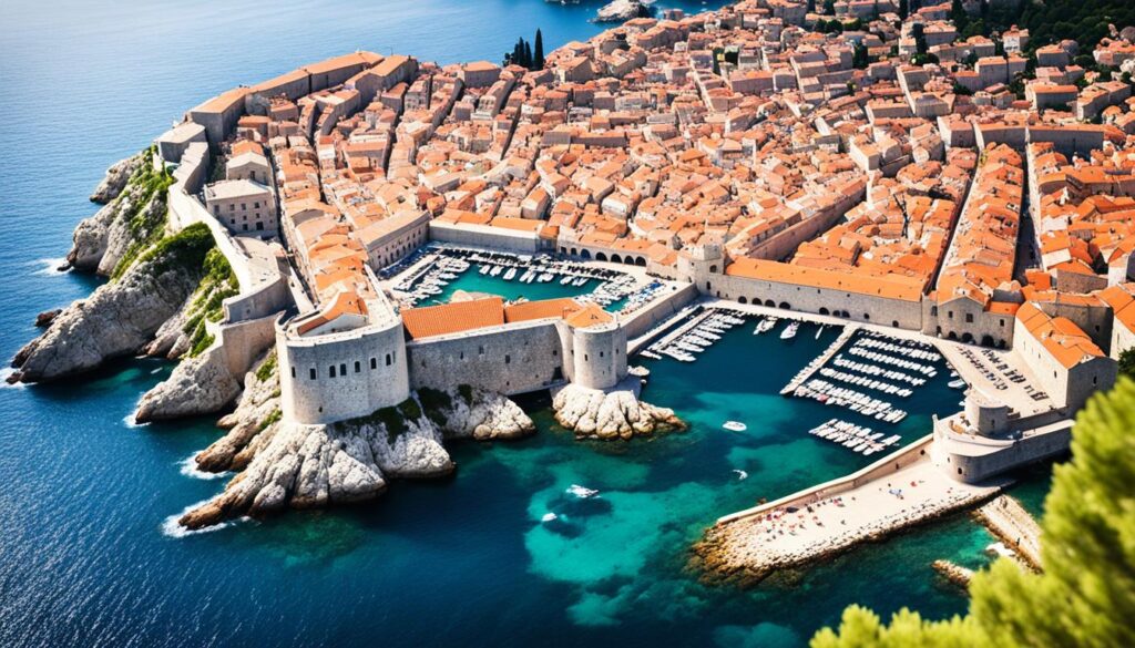 Dubrovnik aerial views Dubrovnik aerial views