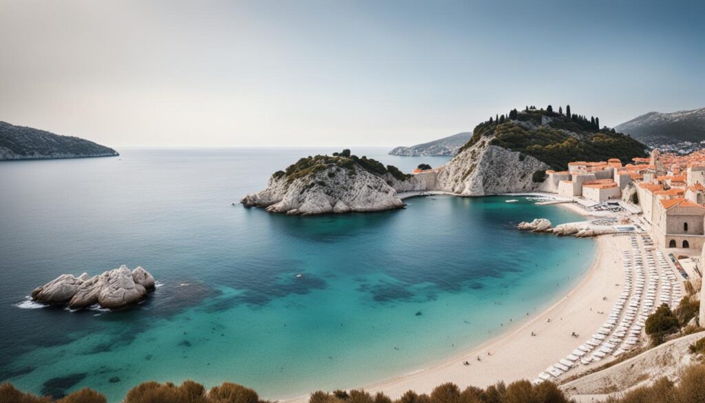 Dubrovnik beach activities in winter Dubrovnik beach activities in winter