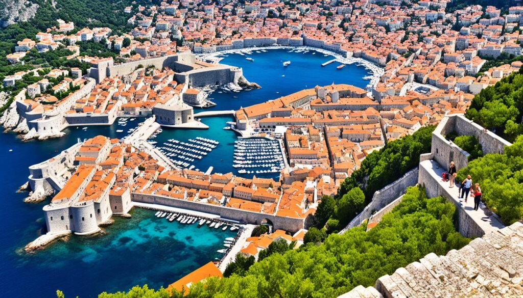 Dubrovnik city walls Dubrovnik city walls