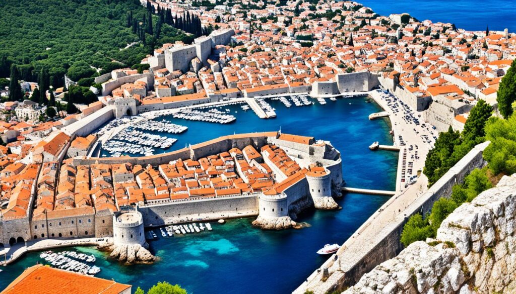 Dubrovnik city walls UNESCO site Dubrovnik city walls UNESCO site